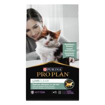 Pro Plan LiveClear Kitten Hindili mama ambalajı