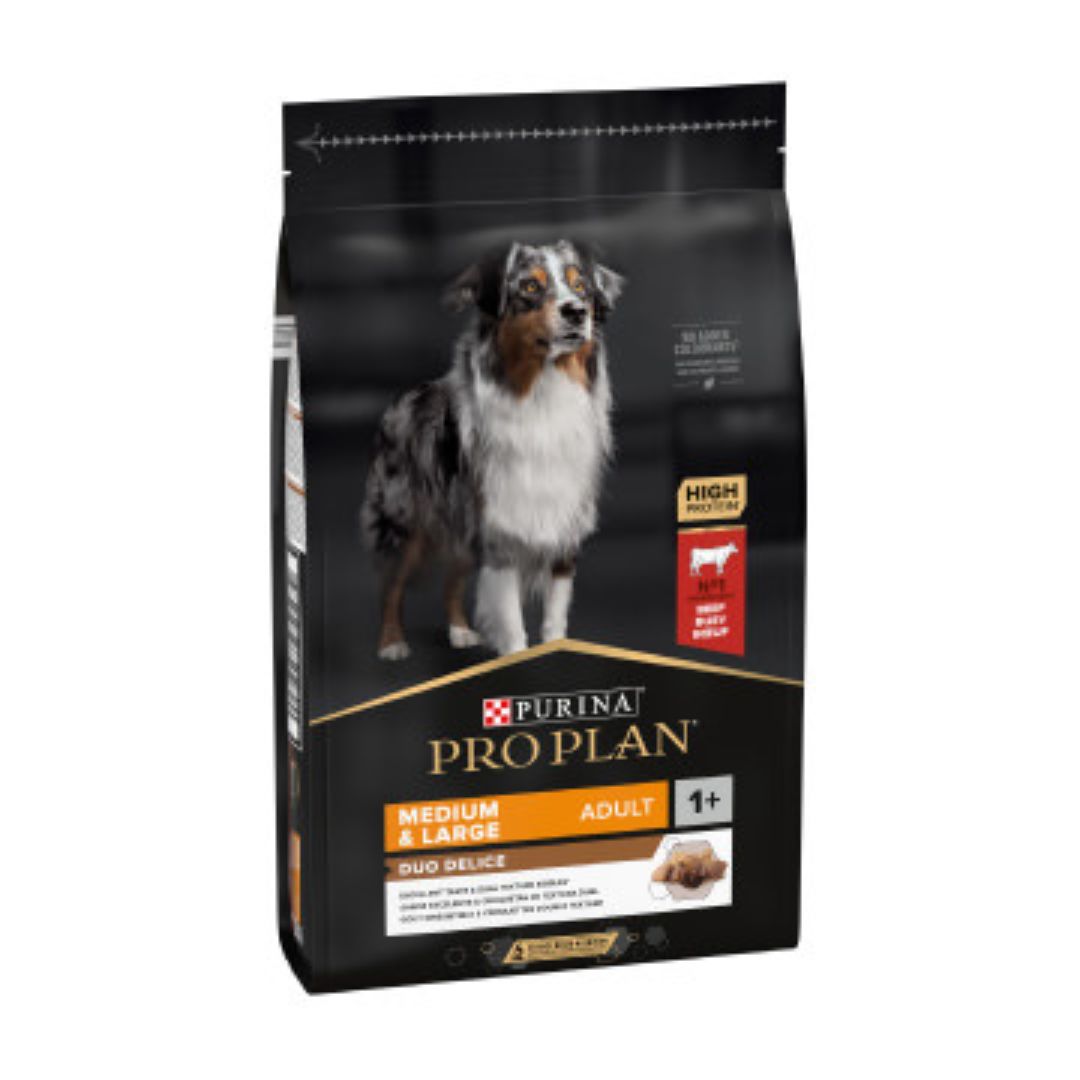 Duo Delice Orta Büyük Irk Yetişkin Sığır Etli Köpek Maması | Purina TR