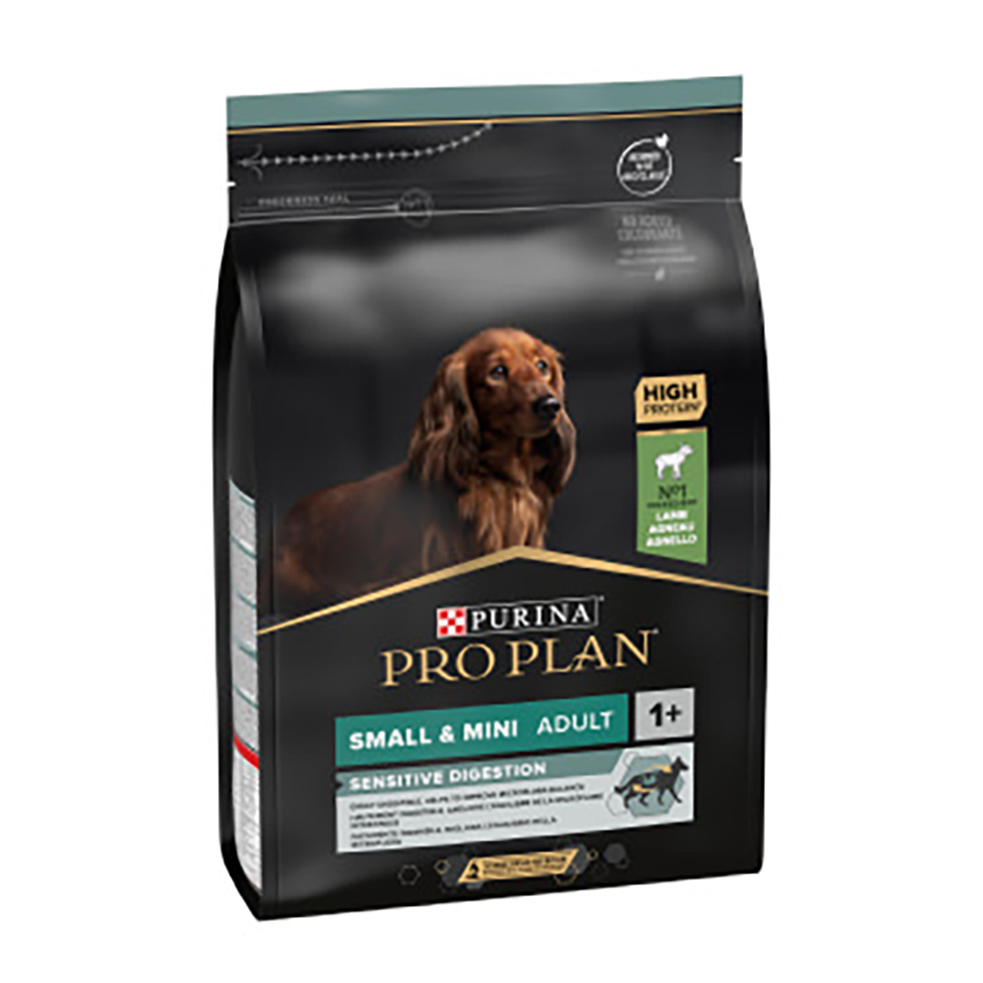 PRO PLAN® Sensitive Digestion® Small Mini Puppy Küçük Irk Yavru Köpekler için, Zengin Kuzu Eti İçeriği