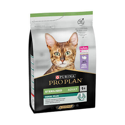 PRO PLAN® Sterilised® Kısırlaştırılmış Yetişkin Kediler için, Zengin Hindi Eti İçeriği