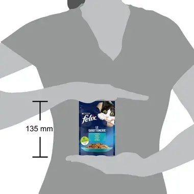 FELIX® AGAIL Jöle İçerisinde Ton Balıklı Yaş Kedi Maması