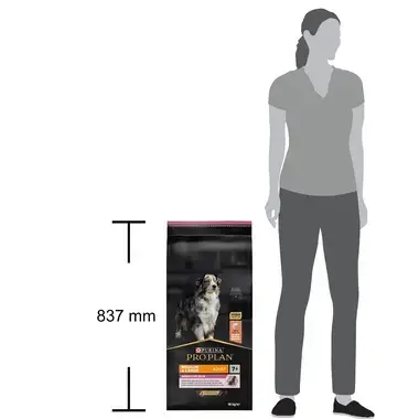 PRO PLAN® Medium&Large Adult 7+ Sensitive Skin Kuru Köpek Maması, Zengin Somon İçeriği