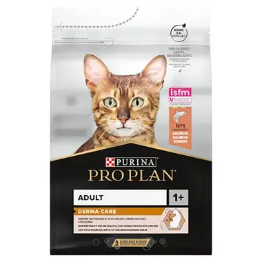 PRO PLAN® Derma Care® Yetişkin Kediler için, Zengin Somon İçeriği