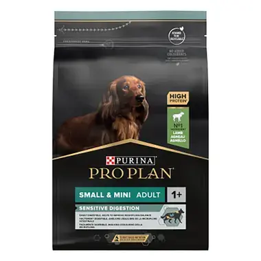 PRO PLAN® Sensitive Digestion® Small Mini Puppy Küçük Irk Yavru Köpekler için, Zengin Kuzu Eti İçeriği