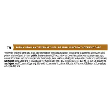 PURINA® PRO PLAN® VETERINARY DIETS Feline NF St/Ox Renal Function (Tavuklu)