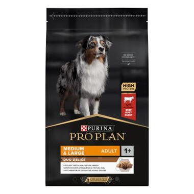 PRO PLAN® Duo Delice® Medium-Large Orta ve Büyük Irk Yetişkin Köpekler için, Zengin Sığır Eti İçeriği